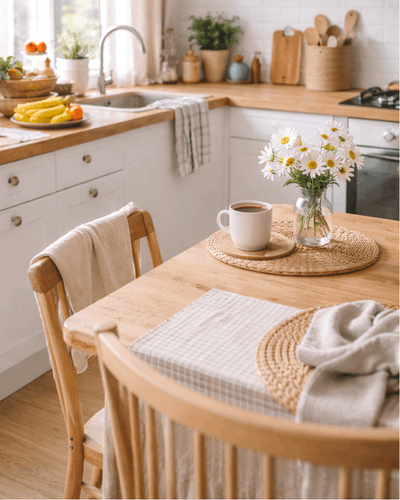 Putzplan für Familien, Haushaltsplan, Ordnung schaffen, küche aufgeräumt