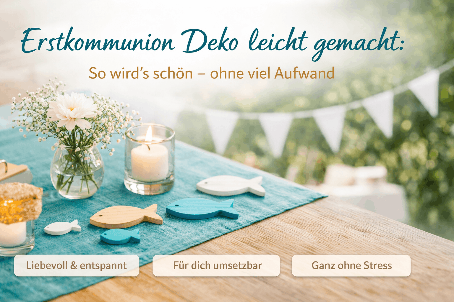 Erstkommunion Deko - Kommunion Deko
