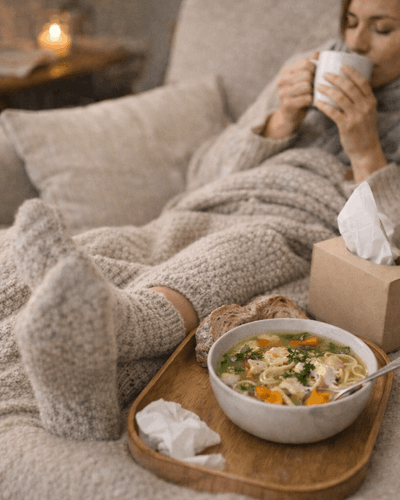 Erkältung loswerden Erkältungssuppe