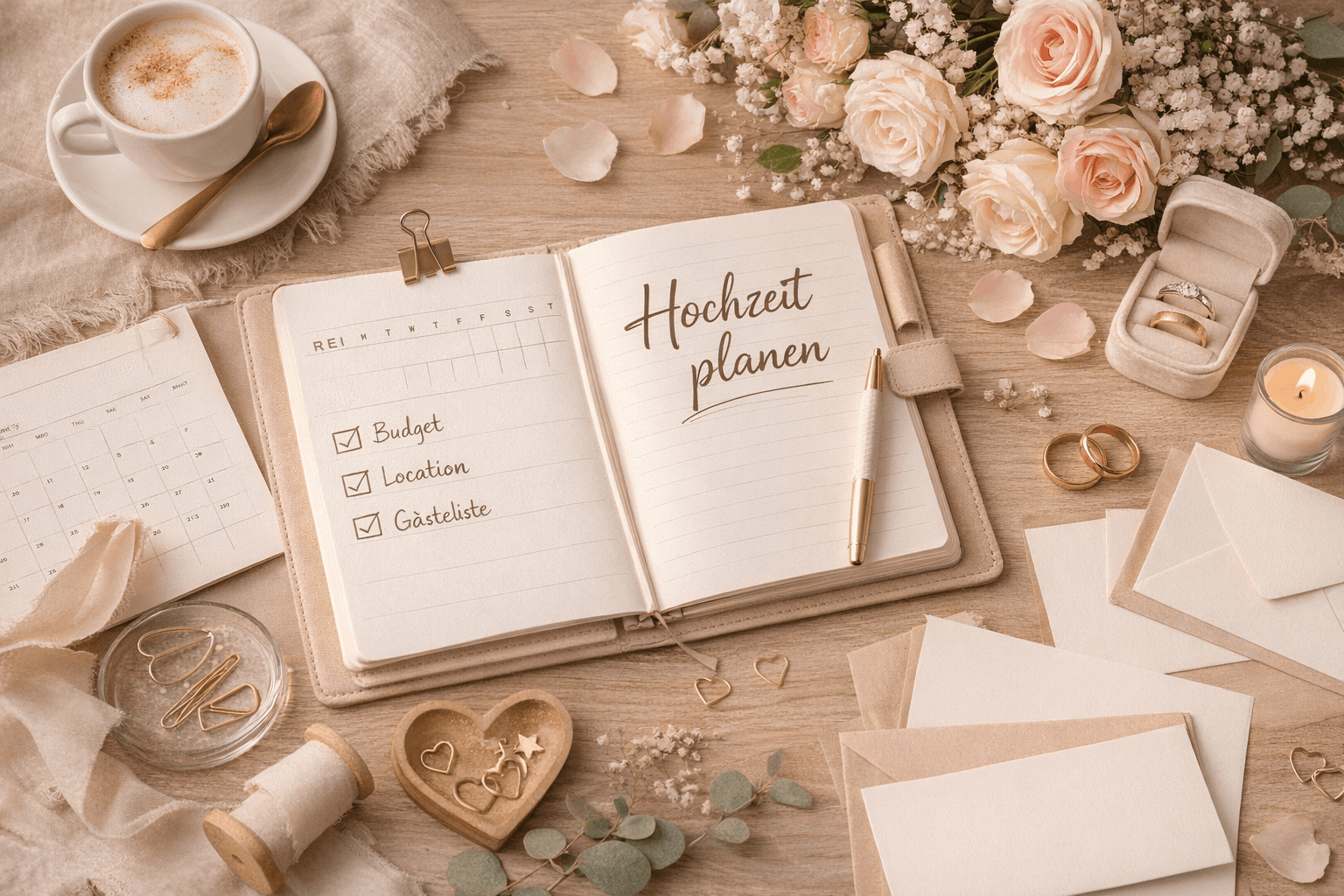 Hochzeit planen, Checkliste