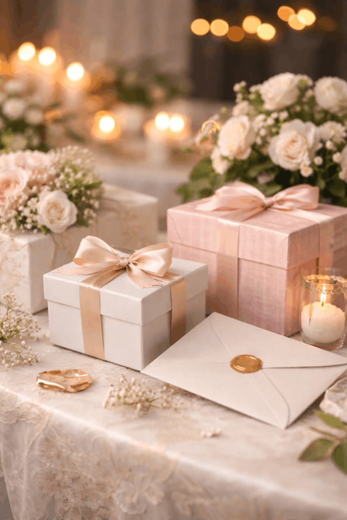 Hochzeitsgeschenke für das Brautpaar – liebevoll verpackte Geschenkideen zur Hochzeit