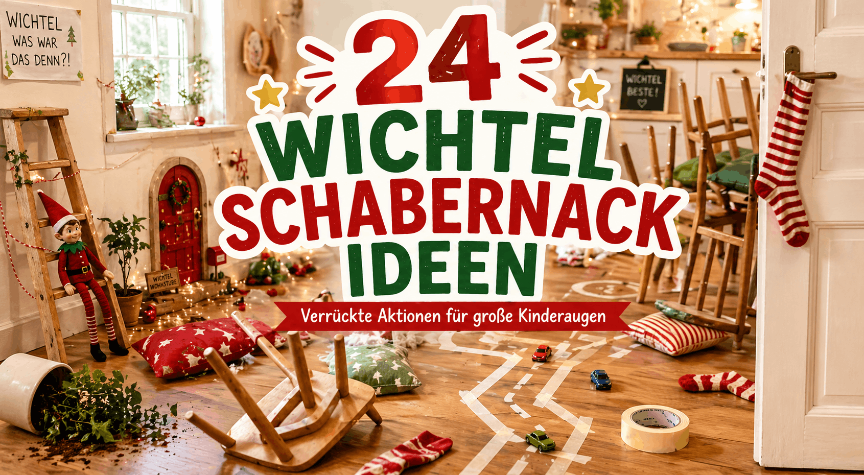 24 Wichtel Schabernack Ideen: verrückte Aktionen, die Kinder staunen lassen