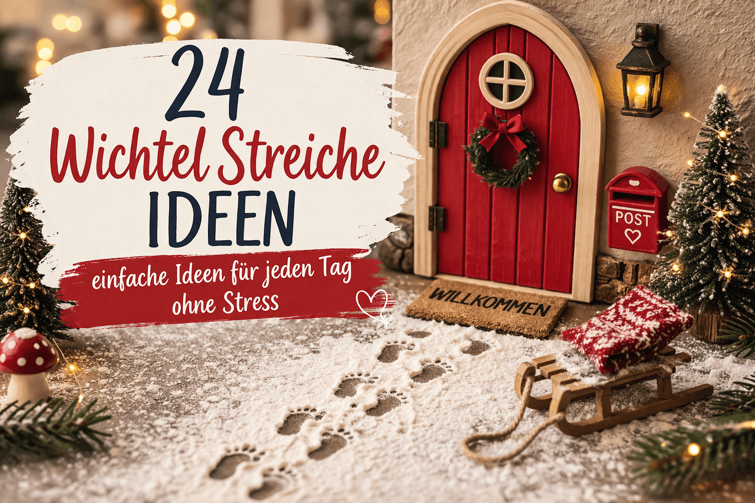 24 Wichtel Streiche Ideen: einfache Ideen für jeden Tag ohne Stress