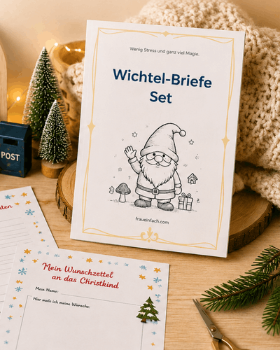 Wichtel Briefe Set und Vorschau auf fertige Wichtel Briefe zum Ausdrucken
